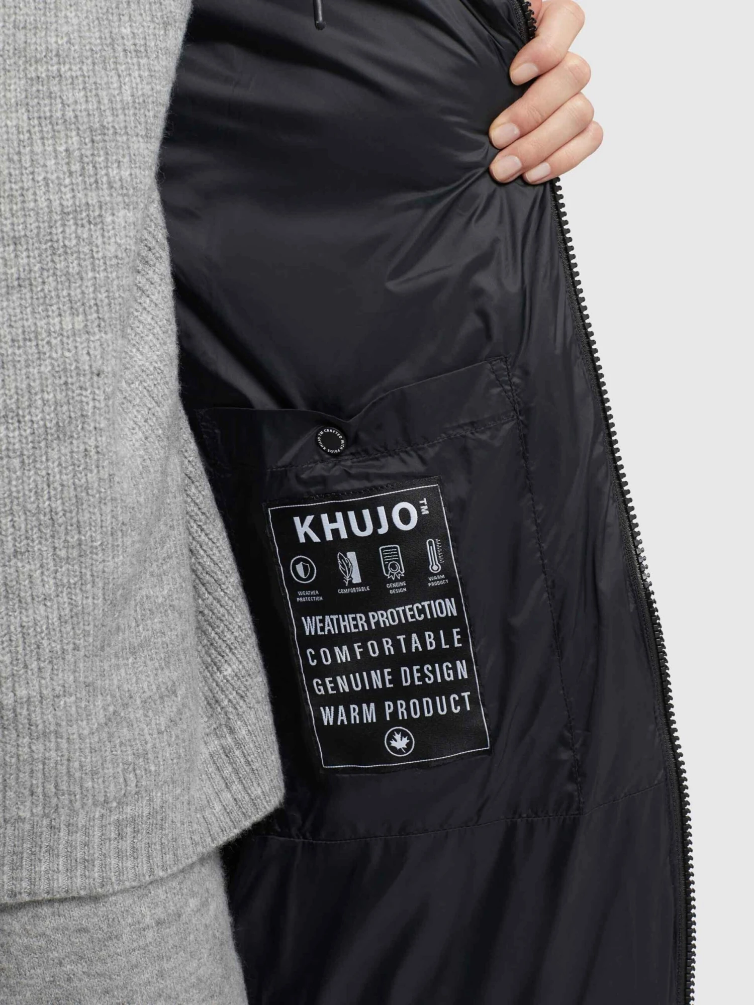 Khujo Pitkä Talvitakki 'TUULA' 10 Khujo Pitkä Talvitakki 'TUULA' - Image 8